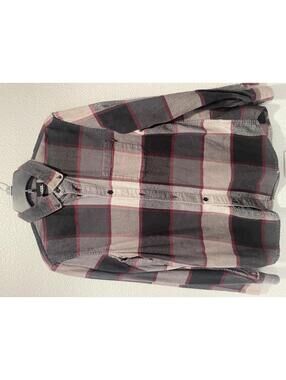 Vans Men's Small Plaid Button-Up Shirt